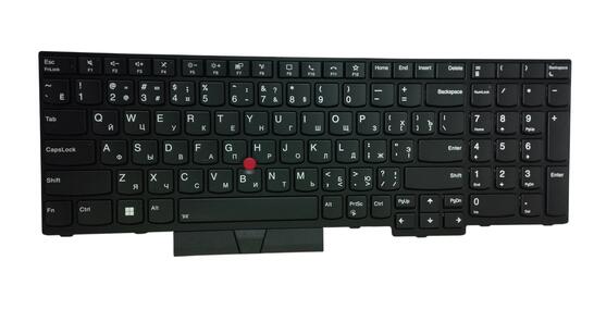 Клавиатура для ноутбука Lenovo Thinkpad T15 gen 1/2, с подсветкой (Light), Black, (No Frame), RU