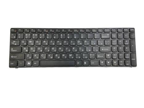 Клавиатура для ноутбука Lenovo IdeaPad (B570, V570, Z570, Z575) Black, (Black Frame), RU - фото 6