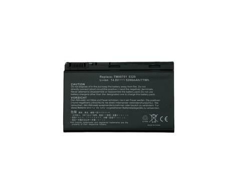 Аккумуляторная батарея для ноутбука Acer TM00742 Extensa 5210 14.8V Black 5200mAh OEM Аккумуляторная батарея для ноутбука Acer TM00742 Extensa 5210 14.8V Black 5200mAh OEM