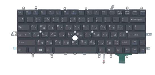 Клавиатура для ноутбука Sony Vaio (SVD11) с подсветкой (Light), Black, (No Frame), RU Клавиатура для ноутбука Sony Vaio (SVD11) с подсветкой (Light), Black, (No Frame), RU - фото 2
