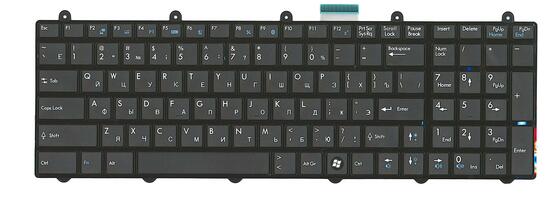 Клавиатура для ноутбука MSI (GE60, GT60, GT70, GT780, GT783, GX60, GX70, GX780, GX783 ) Black, (Black Frame) RU Клавиатура для ноутбука MSI (GE60, GT60, GT70, GT780, GT783, GX60, GX70, GX780, GX783 ) Black, (Black Frame) RU - фото 2