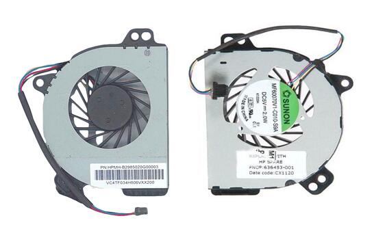 Вентилятор для ноутбука HP Pavilion DM1-3000, DM1-3200SA, DM1-4013AU, 5V 0.25A 4-pin SUNON