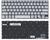Клавиатура для ноутбука Samsung (740U3E, NP740U3E) с подсветкой (Light), Silver, (No Frame), RU