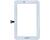 Тачскрин (Сенсорное стекло) для планшета Samsung Galaxy Tab 2 7&quot; P3100 белый с отверстием под динамик