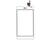 Тачскрин (Сенсорное стекло) для смартфона LG Optimus L7 II P710 белый