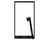 Тачскрин (Сенсорное стекло) для смартфона HTC One M7 801e черный