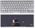 Клавиатура для ноутбука Sony (SVF14N FIT, SVF14, SVF14a) с подсветкой (Light), Silver, (No Frame) RU