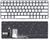 Клавиатура для ноутбука HP Spectre X360 (13-4000, 13-4103dx, 13-4003DX, 13-4005DX, 13-4110DX, 13-4193DX, 13-4195DX, 13-4193NR) с подсветкой (Light) Black, (Silver Frame) RU