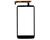 Тачскрин (Сенсорное стекло) для смартфона HTC One X S720e G23 черный