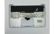 Клавиатура для ноутбука Apple MacBook Air (A1370) 2010+ Black, (Silver TopCase), RU (горизонтальный энтер)