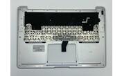 Клавиатура для ноутбука Apple MacBook Air (A1369) 2010+ Black, (Silver TopCase), RU (горизонтальный энтер)