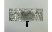 Клавиатура для ноутбука Apple MacBook Air 2011+ A1370 (2010, 2011 года), A1465 (2012, 2013, 2014, 2015 года) с подсветкой (Light) Black, (No Frame), RU (вертикальный энтер)