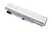 Усиленная аккумуляторная батарея для ноутбука Acer AL10A31 Aspire One D255 11.1V White 6600mAh OEM