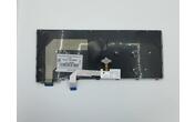 Клавиатура для ноутбука Lenovo Thinkpad (T460S, T470S) Black, (Black Frame), RU