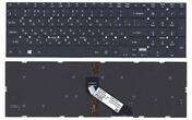 Клавиатура для ноутбука Acer Aspire 5755, 5755G, 5830, 5830G, 5830T, 5830TG с подсветкой (Light), Black, (No Frame), RU