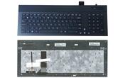 Клавиатура для ноутбука Asus (G74) с подсветкой (Light), Black, (Black Frame) RU (горизонтальный энтер)