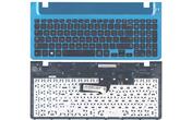 Клавиатура для ноутбука Samsung (355V5C) Black, (Blue TopCase), RU