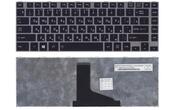 Клавіатура для ноутбука Toshiba Satellite (C840, C840D, C845, C845D, L800, L830, L835, L840, L840D, L845, L845D, M840, M845, P840, P840T, P845, P845T) Black, (Gray Frame) RU