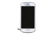 Матрица с тачскрином (модуль) для Samsung Galaxy S3 mini GT-I8190 белый с рамкой