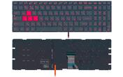 Клавиатура для ноутбука Asus ROG (GL702) с подсветкой (Light), Black, (No Frame) RU
