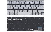 Клавиатура для ноутбука Samsung (740U3E, NP740U3E) с подсветкой (Light), Silver, (No Frame), RU