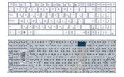 Клавиатура для ноутбука Asus (X756) White, (No Frame), RU горизонтальный Enter
