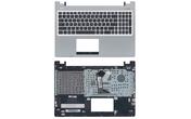 Клавіатура для ноутбука Asus (K56) Black, (Silver TopCase), RU