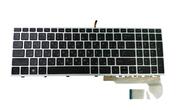 Клавиатура для ноутбука HP EliteBook 850 G5 с подсветкой (Light), Black, (Grey Frame) RU