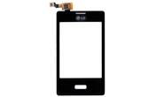 Тачскрин (Сенсорное стекло) для смартфона LG E400 Optimus L3 черный