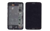 Матрица с тачскрином (модуль) для Samsung Galaxy Tab 3 7.0 SM-T211 коричневый с рамкой