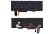 Клавиатура для ноутбука Lenovo IBM Thinkpad (E580) Black с подсветкой (Light), (No Frame) RU