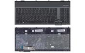 Клавиатура для ноутбука Asus G55, G55V, G55VW с подсветкой (Light), Black, (Black Frame) RU