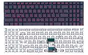 Клавиатура Asus (N541) с подсветкой (Light), Black, (No Frame) RU