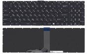 Клавиатура для ноутбука MSI (GT72) с подсветкой (Light), Black, (No Frame) RU