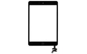Тачскрин для планшета Apple Ipad mini + stiker + IC с кнопкой Home черное OEM