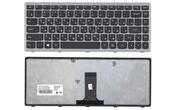 Клавиатура для ноутбука Lenovo IdeaPad (Flex 14, G400s, G405S, S410P, G410S) Black, (Gray Frame) RU