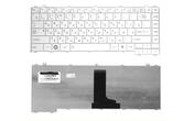 Клавиатура для ноутбука Toshiba Satellite (C600, C640, C645, C645D, L600, L600D, L630, L635, L640, L640D, L645, L645D, L745, L745D, L700, L700D, L700-T23R, L700-C305B, L735)  White, RU/EN