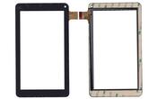 Тачскрин (Сенсорное стекло) для планшета GF7033A2-PG черный для Apache V7. Размеры: 186*106 mm