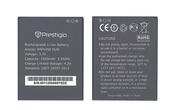 Акумуляторна батарея для смартфона Prestigio PAP5450 5450 Multiphone 3.7V Black 1500mAh 5.55Wh