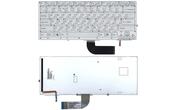 Клавиатура для Sony Vaio (VPC-SD, VPC-SB) Silver с подсветкой (Light), (Silver Frame) RU