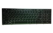 Клавиатура для ноутбука HP Zbook (15 G3, 17 G3) Black с подсветкой (Light) (Silver Frame) RU