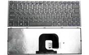 Клавіатура для ноутбука Sony Vaio (VPC-YA, VPC-YB) Black, (Gray Frame), RU