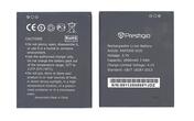 Аккумуляторная батарея для смартфона Prestigio PAP5500 5500 Multiphone 3.7V Black 2000mAh 7.4Wh