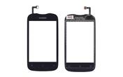 Тачскрин (Сенсорное стекло) для смартфона Huawei U8655 Ascend Y201 Pro черный