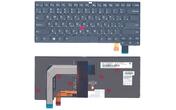 Клавиатура для ноутбука Lenovo Thinkpad T460P с указателем (Point Stick), с подсветкой (Light), длинный шлейф (Long Trail), Black, (No Frame), RU