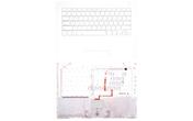 Клавиатура для ноутбука Apple MacBook (A1181) White, (White TopCase), RU