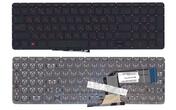 Клавиатура для ноутбука HP Pavilion (15-P, 17-F) Black с красной подсветкой (Red Light), (No Frame) RU