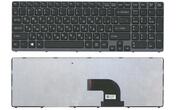 Клавиатура для ноутбука Sony Vaio (SVE17) Black, (Gray Frame) RU