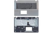 Клавіатура для ноутбука Asus (X750LN) Black, (Silver TopCase), RU