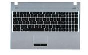 Клавіатура для ноутбука Samsung (Q530) Black, (Silver TopCase), RU